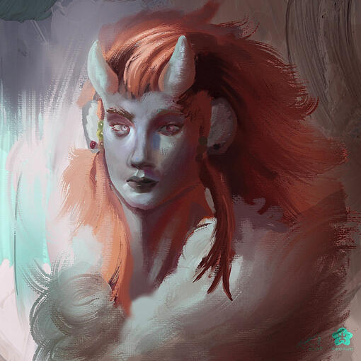 Yina Portrait (Artfight 2025)